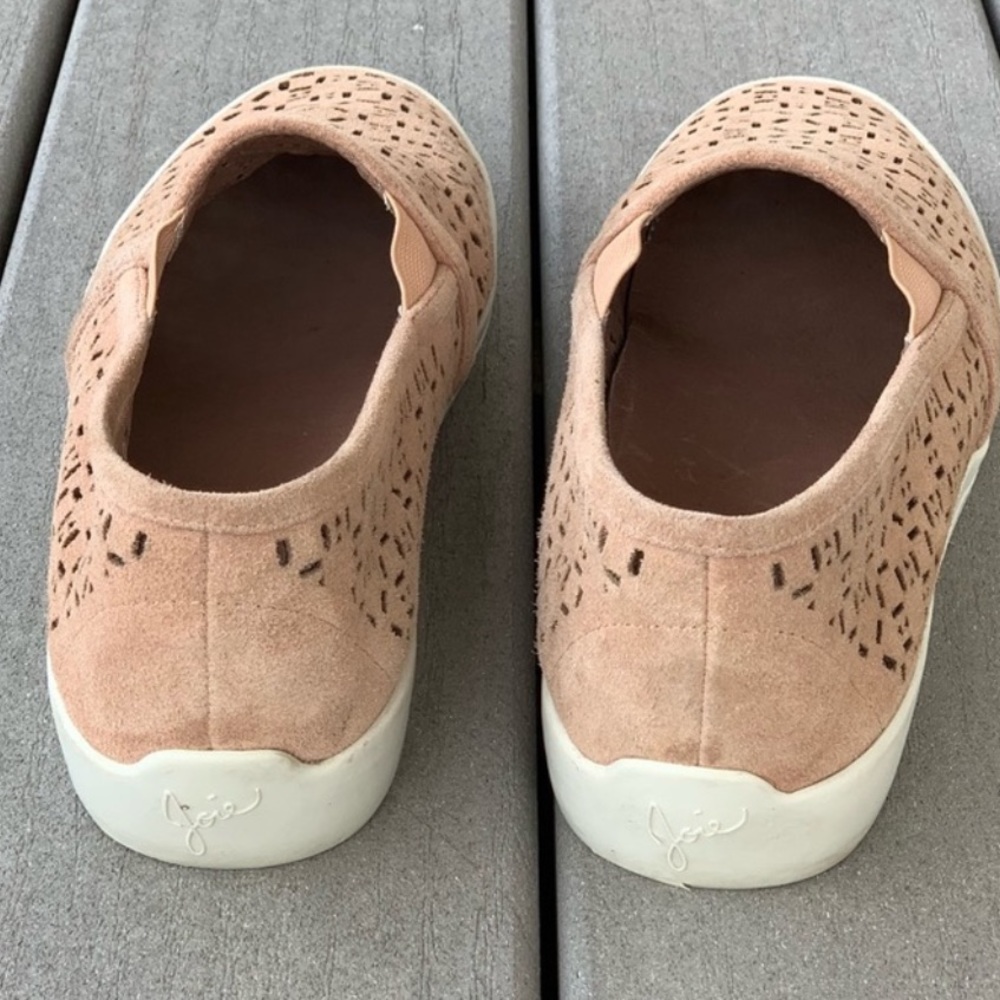 Joie suede perforated slip on sneakers loafers - Picture 3 of 5
